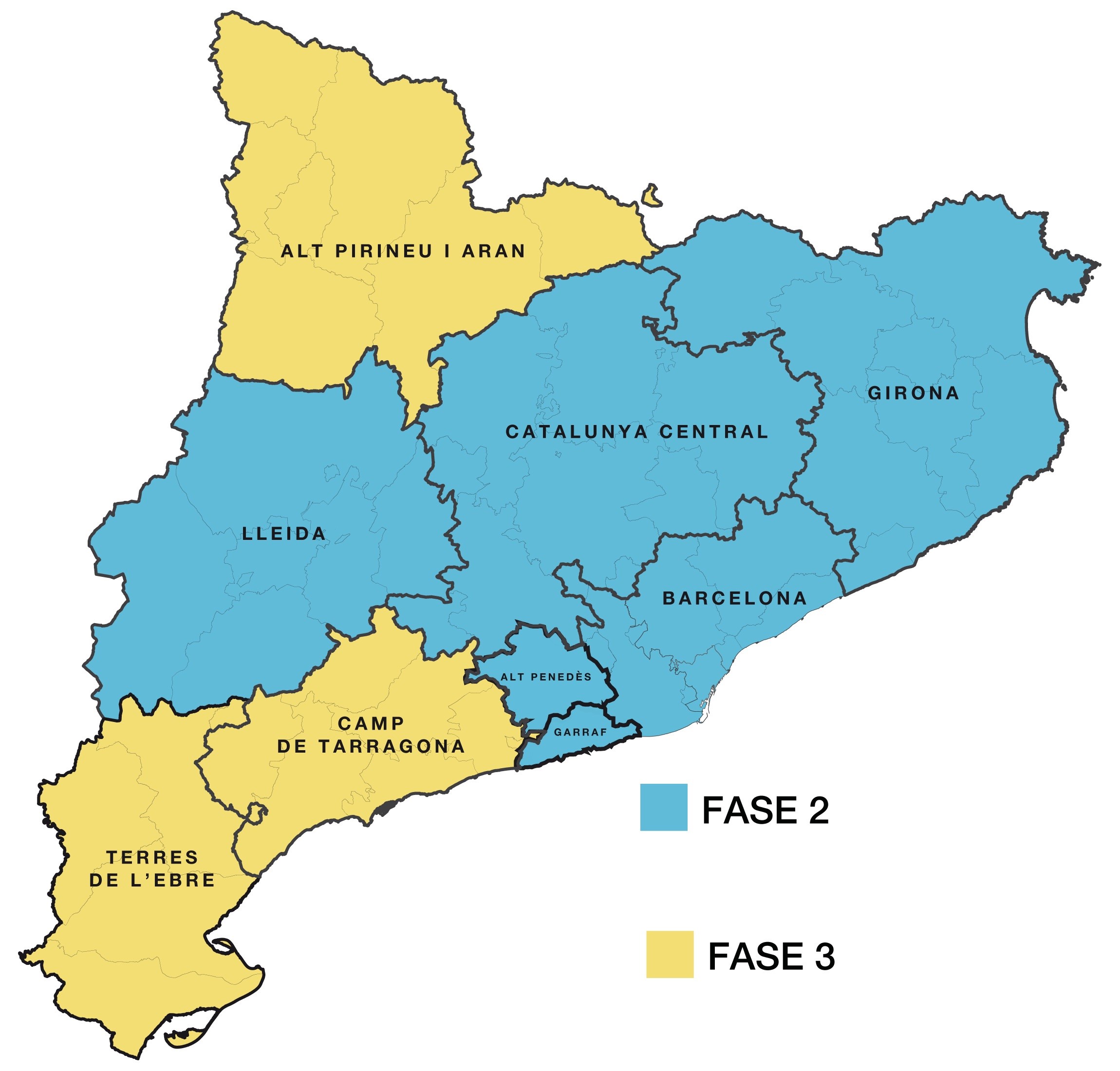 DESCONFINAMENT PROGRESSIU: Barcelona, les regions metropolitanes nord i sud i Lleida avancen a la fase 2 del desconfinament