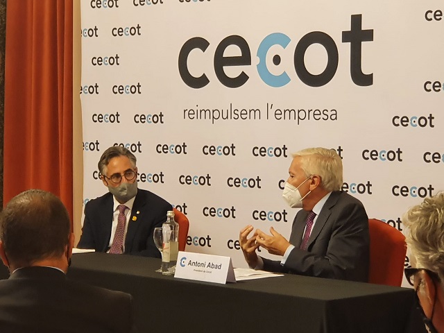 El Comitè Executiu de la Cecot rep Ramon Tremosa com a nou Conseller d’Empresa en visita institucional